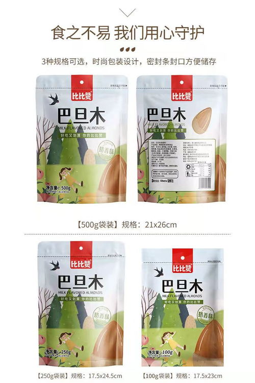 比比赞巴旦木仁 网红爆款原味盐焗坚果，散装批发价引爆休闲食品市场